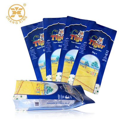 Quality 10kg Rice packaging Bag OEM Logo 5KGS 10kgs Rice Packaging Bags factory